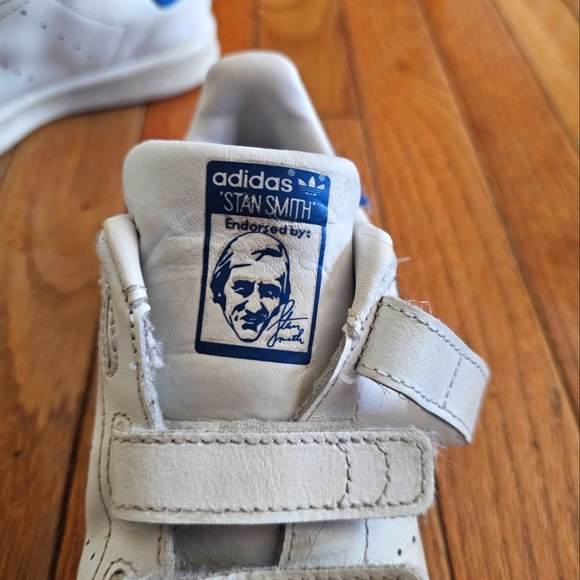 Kids Adidas Stan Smith Sneakers J Crew  size 1 - Picture 8 of 9